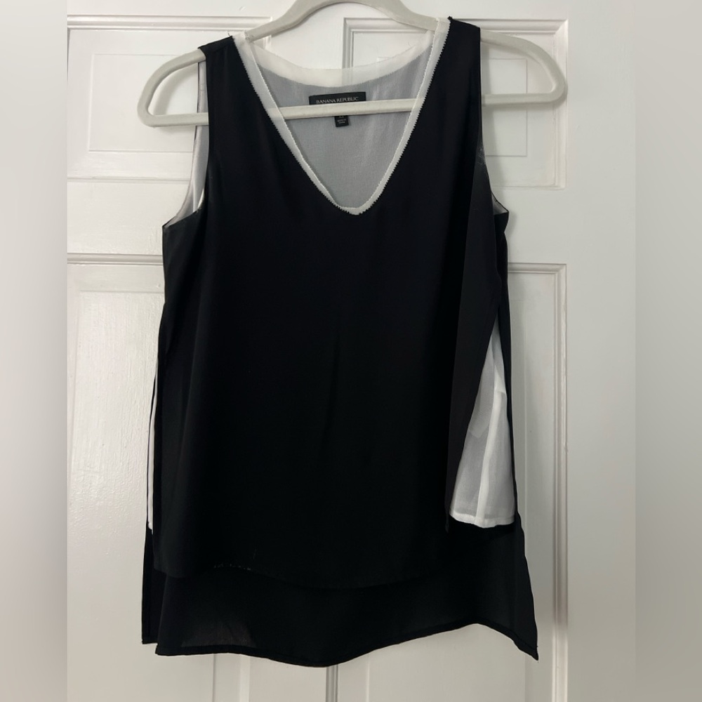 Banana Republic Layered V-neck Blouse